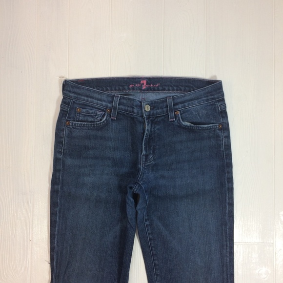 7 For All Mankind Josefina Skinny Boyfriend SZ 28 - Picture 3 of 8